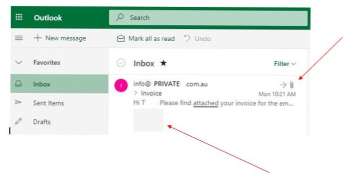 Obtener una galería en lugar de un solo archivo adjunto