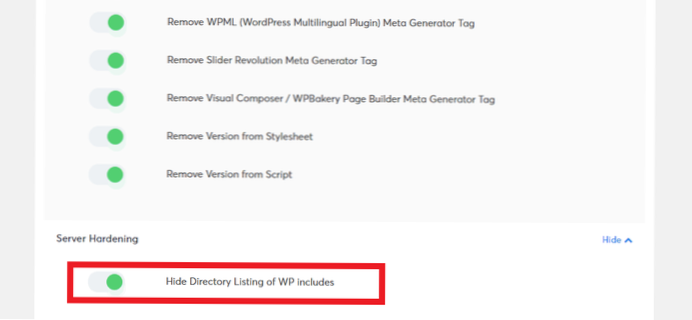 Hide/Remove Wp Directory /wp-content/uploads/