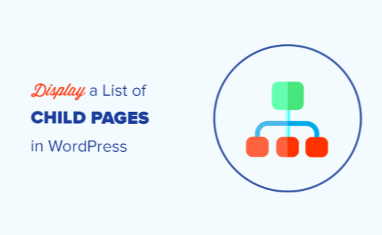 hur kan jag visa barn till min föräldersida på en av barnsidan (wordpress)