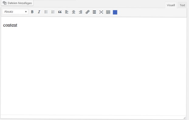 Jak mohu získat standardní editor WP prostřednictvím Javascript?