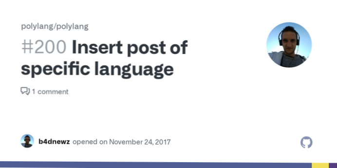 Jak mohu vložit výraz do konkrétního jazyka Polylangu?