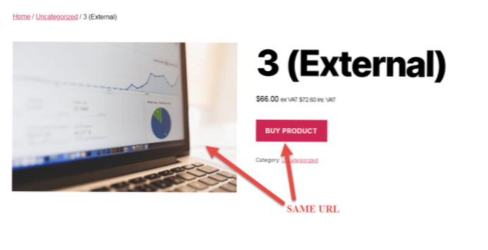 Come posso aggiungere a livello di codice la foto del prodotto WooCommerce da un URL esterno?