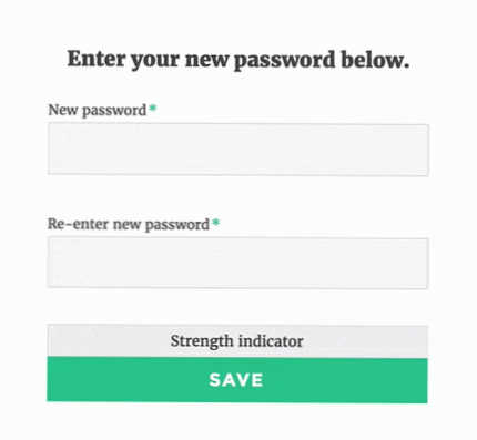 Come posso creare temi o stili per la pagina della password persa senza un plug-in??