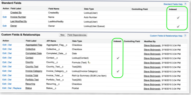 How do I add custom fields data to a search index?