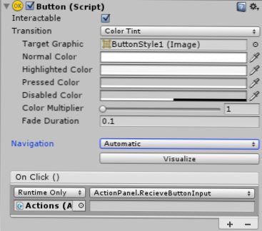 Come aggiungo questo script dell'evento OnClick a un pulsante personalizzato che ho creato??