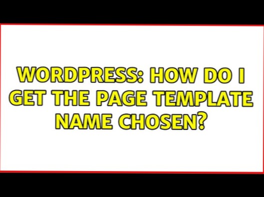Hvordan får jeg navnet på sidemalen valgt?