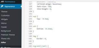 hvordan du legger til tilpasset html og css til wordpress