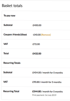 Slik bruker du en tilpasset kupong til et gjentakende beløp for WooCommerce-abonnement?