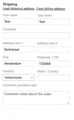How to be able to edit custom address fields in WooCommerce admin?