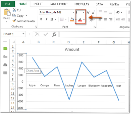 So ändern Sie Kategoriebezeichnungen in verschiedenen Farben?