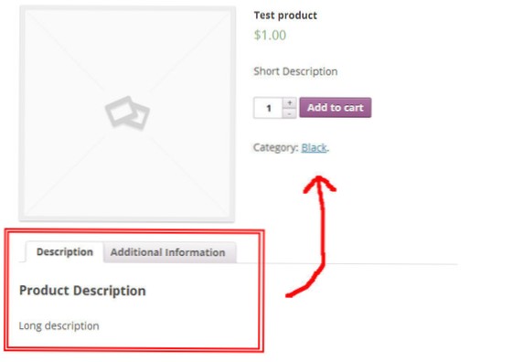 Come modificare/eliminare la descrizione breve del prodotto in Woocommerce