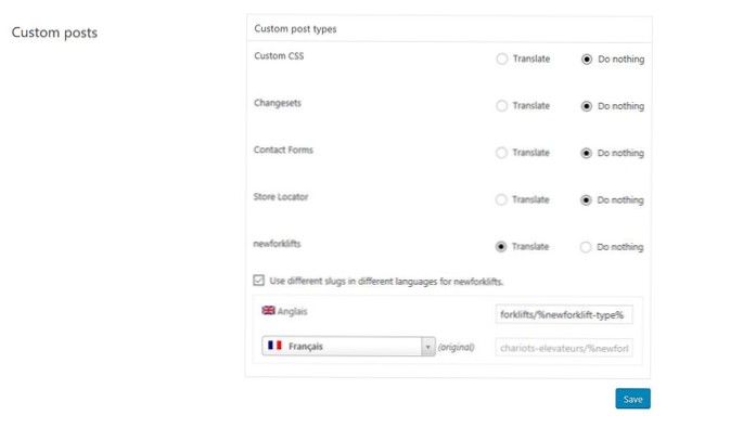 How to define the slug for my custom plugin?