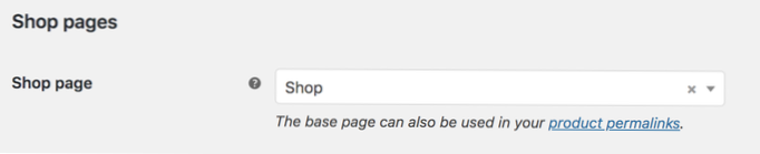 How to distinguish pages created by woocommerce?