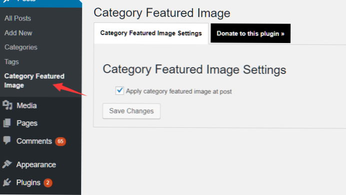 Comment obtenir l'image en vedette du dernier message dans une catégorie?