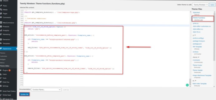 How to hide out of stock products in Related Products via custom query in WooCommerce
