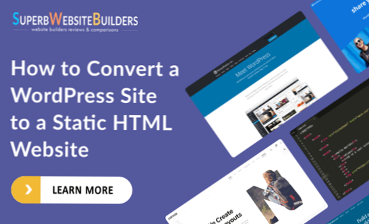 Sådan omdirigeres Wordpress-hjemmesiden til brugerdefineret statisk HTML-side