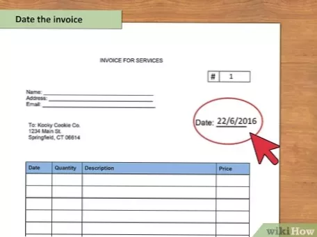 Cómo enviar una factura con detalles a los clientes