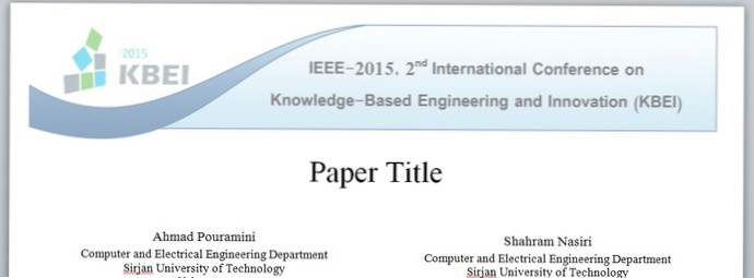 How to set a header image?
