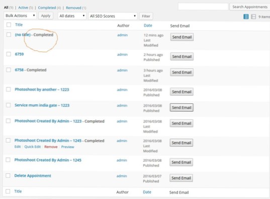 So legen Sie den Wert in einer benutzerdefinierten Spalte in WordPress fest?