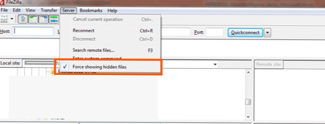 .fichier htaccess manquant dans le répertoire d'installation de Wordpress