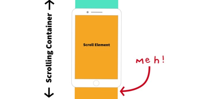 Är det möjligt att använda Snap Scrolling? [stängd]