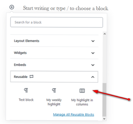Existe-t-il un moyen d'ajouter des classes à une page lors de l'utilisation d'un bloc réutilisable Gutenberg comme mise en page?