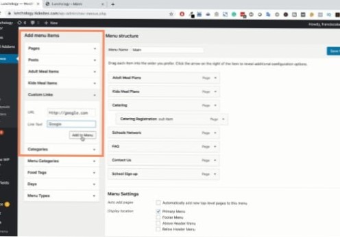 Je to osvědčený postup pro dynamické přidávání položek do nabídek WordPress?