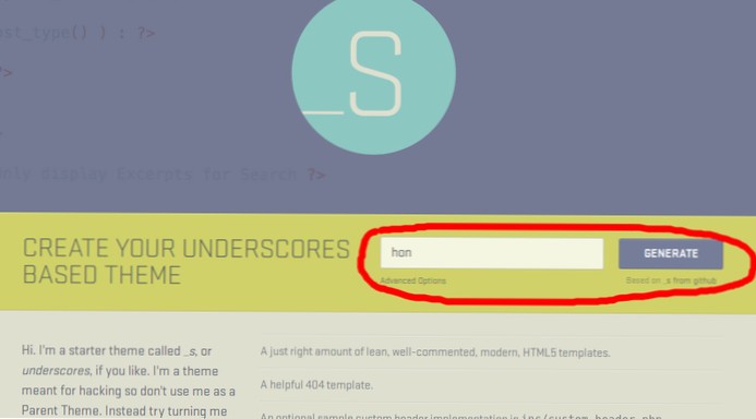 Problema con l'utilizzo del carattere di sottolineatura in Wordpress