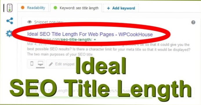 Limit title length