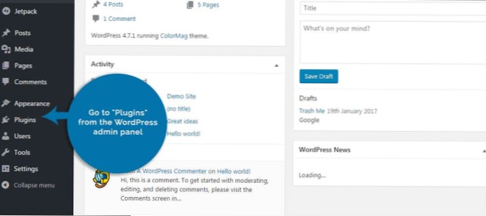 La posta non funziona sul sito WordPress