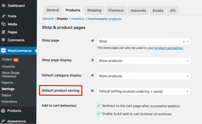 Make the first item as default on Woocommerce product category items list