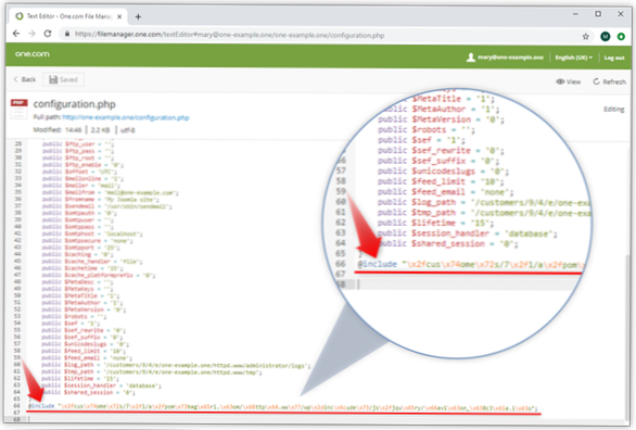 Malware en un sitio web antiguo cómo migrar?