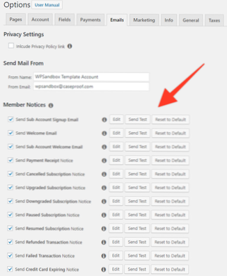 Memberpress  puis-je ajouter une deuxième adresse e-mail?