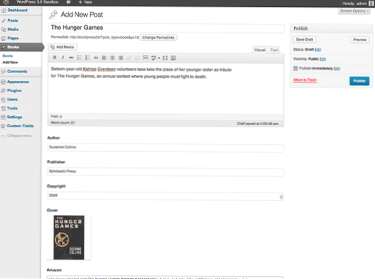 Modifing an existing Custom Post Type doesn't work?
