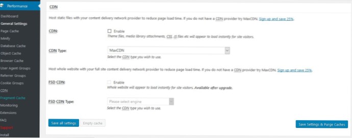 Plugins Settings page not updating
