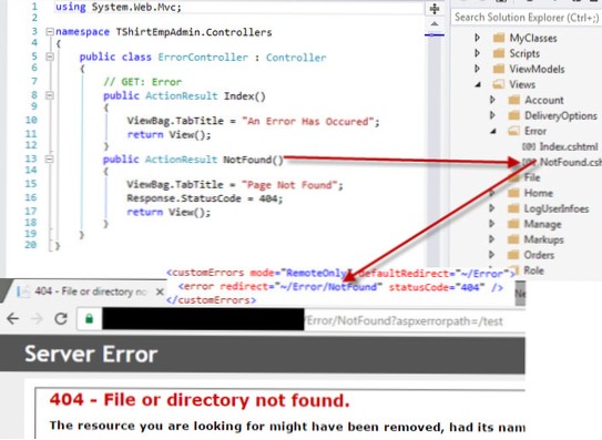 Omdirigering fungerer ikke