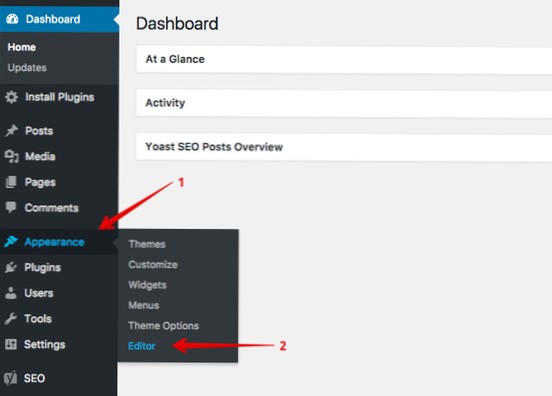 Entfernen Sie einen Shortcode aus allen Wordpress-Beiträgen