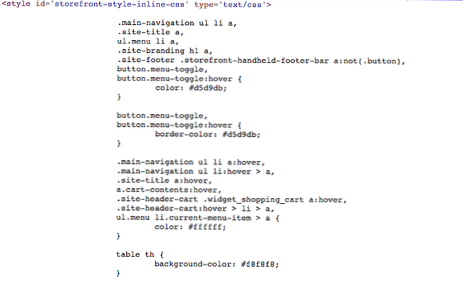 Odstraňte vložené CSS stylu ve WordPressu