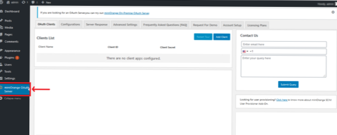 Pojedyncze logowanie (SSO) między dwiema witrynami Wordpress