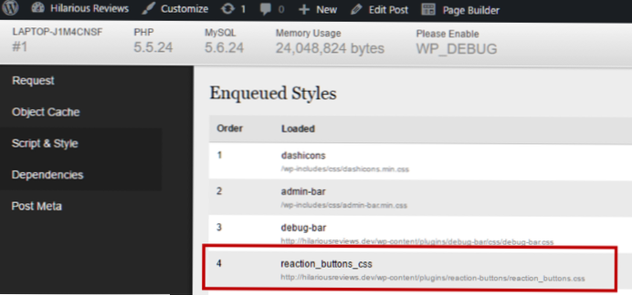 stijl.css werkt niet, maar customizer aanvullende css wel?