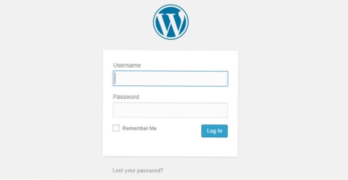 Styling af WordPress-login-siden - Kan jeg ændre markeringen på login-siden?