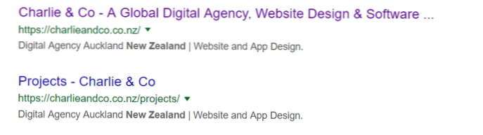 Tagline showing instead of meta description!