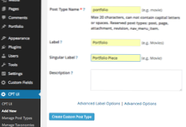 Taksonomier vises ikke på dashbord-siden for en tilpasset innleggstype i wordpress 5.22