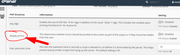 La taille du fichier ( error_log ) est très grande