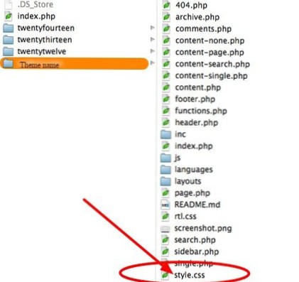Tema CSS mangler helt