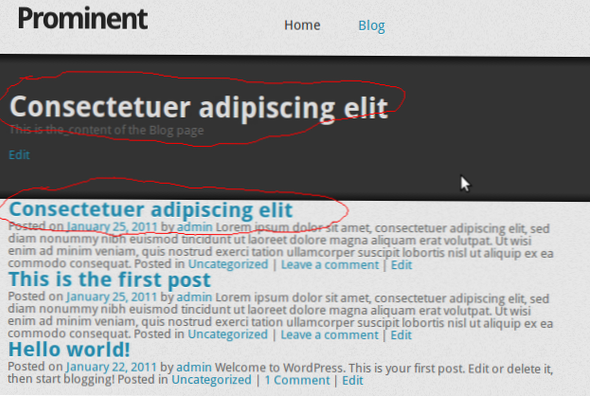 the_title giver mig sidens titel ikke posttitlen i den følgende kode