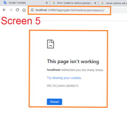 Zugriff auf die Admin-Webseite nicht möglich