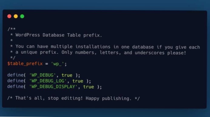 Warnings even when the WP_DEBUG set to false
