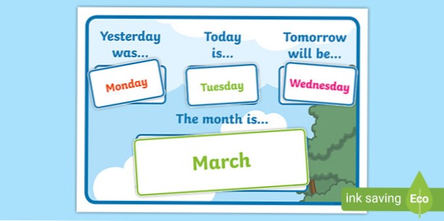 Way to display “Yesterday”, “Today”