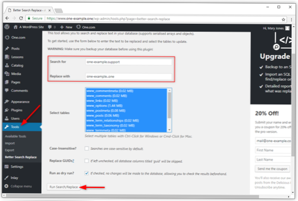 Que se passe-t-il si je remplace les fichiers d'un site WordPress par un autre site WordPress?